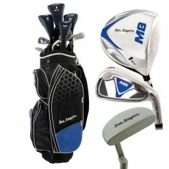 Ben Sayers M8 Cart Bag Package Set - Blue - Graphite (+1")