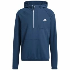 Adidas Fleece Anorak - Crew Navy