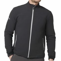 Callaway Stormfleece Pro II Jacket - Caviar -Hybrids Elegant store callaway stormfleece pro ii jacket caviar 5