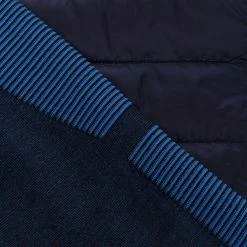 Calvin Klein Dynamo Tech Knit Jacket - Navy/Ocean Blue -Hybrids Elegant store calvin klein dynamo tech knit jacket navy ocean blue 5