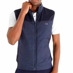 Calvin Klein Malden Hybrid Gilet - Navy -Hybrids Elegant store calvin klein malden hybrid gilet navy 3
