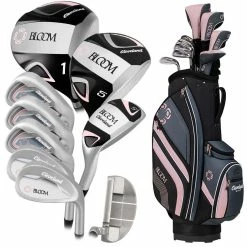 Cleveland Golf Cleveland Bloom 10-Piece Cart Bag Package Set - Ladies