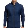 Adidas FrostGuard Insulated Jacket - Collegiate Navy -Hybrids Elegant store frostguard insulated jacket blue ft6917 21 model