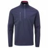 Oscar Jacobson Richmond 1/2 Zip Windproof Jacket - Navy 2 Oscar Jacobson Richmond 1/2 Zip Windproof Jacket - Navy -Hybrids Elegant store ojtop0015 richmond navy 01 png