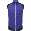 Oscar Jacobson Randal Full Zip Padded Gilet - Admiral Blue/Black -Hybrids Elegant store oscar jacobson full zip padded gilet admiral blue black 1
