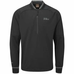 Oscar Jacobson Redfern 1/2 Zip Jacket - Black