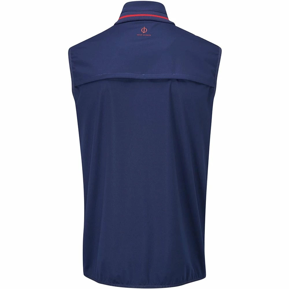 Oscar Jacobson Rolfe Tour Gilet - Navy/Jewel Red 4 Oscar Jacobson Rolfe Tour Gilet - Navy/Jewel Red - Image 2
