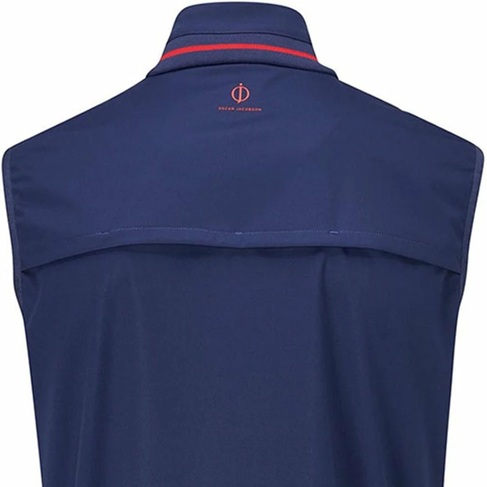 Oscar Jacobson Rolfe Tour Gilet - Navy/Jewel Red 6 Oscar Jacobson Rolfe Tour Gilet - Navy/Jewel Red - Image 4