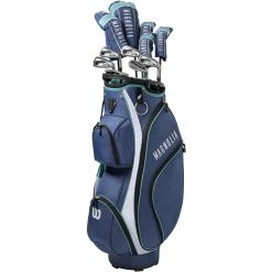 Wilson Staff Magnolia 12-Piece Cart Bag Package Set - Ladies -Hybrids Elegant store wilson staff magnolia 12 piece cart bag package set ladies 1