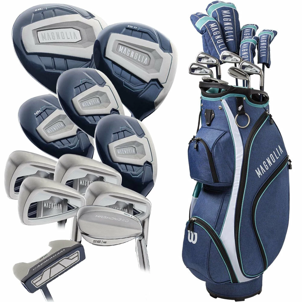 Wilson Staff Magnolia 12-Piece Cart Bag Package Set - Ladies